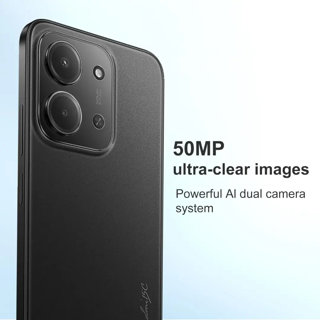 Xiaomi Redmi 15C 4G Smartphone (8GB RAM, 256GB Storage, 120Hz 6.9" Immersive Display, 6000mAh Battery, 50MP AI Dual Camera, Model 2508CRN2BG) – Midnight Gray / Moonlight Blue / Mint Green / Twilight Orange