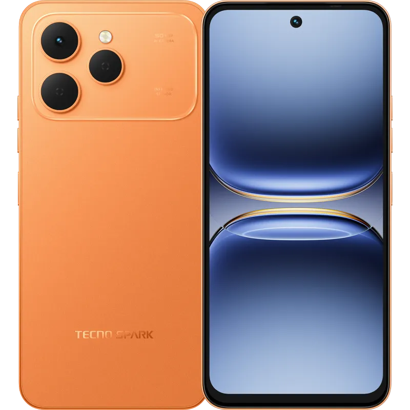 Tecno Spark 40 Smartphone (Model KM6) 6.67-Inch 120Hz Smooth Display 8GB RAM 256GB ROM 50MP AI Camera 5200mAh Battery - Mirage Blue