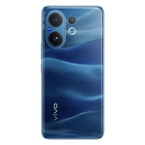 Vivo V60 5G Smartphone (Model V2531) 6.77-Inch 120Hz AMOLED 12GB RAM 512GB ROM ZEISS Optics 6500mAh Battery - Moonlit Blue
