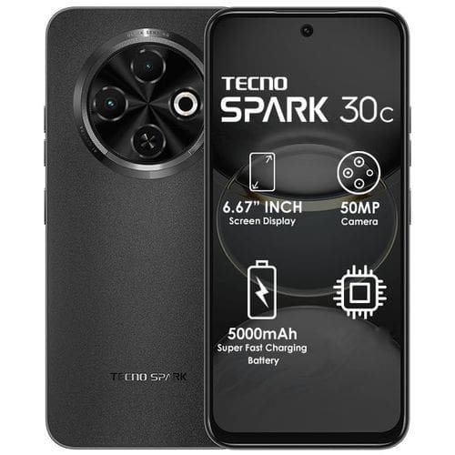 Tecno Spark 30 Smartphone (Model KL8) 6.78-Inch 120Hz Eye-Care Display 8GB RAM 128GB ROM 50MP Sony IMX682 Main Camera 5000mAh Battery