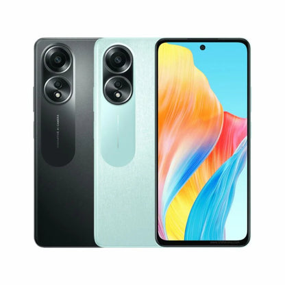 OPPO A58 Smartphone (Model CPH2577) 6.72-Inch FHD+ Sunlight Display 8GB RAM 128GB ROM 5000mAh Battery - Glowing Black