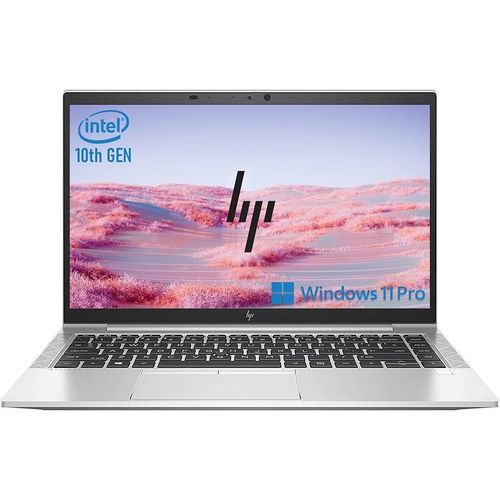 HP EliteBook 840 G7 (1D1X3UT) 14-inch Full HD IPS Touchscreen 10th Gen Intel Core i7-10510U 4-Core 16GB DDR4 RAM 512GB PCIe NVMe SSD Intel UHD Graphics Backlit Keyboard Fingerprint Face ID Windows 11 Pro Natural Silver
