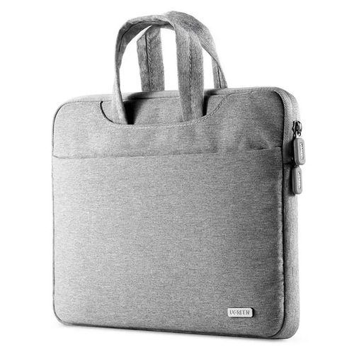 UGREEN Laptop Carry Case 15-15.9-Inch LP437 Grey Water-Resistant 900D Oxford Fabric & Shockproof 3-Layer Protective Briefcase