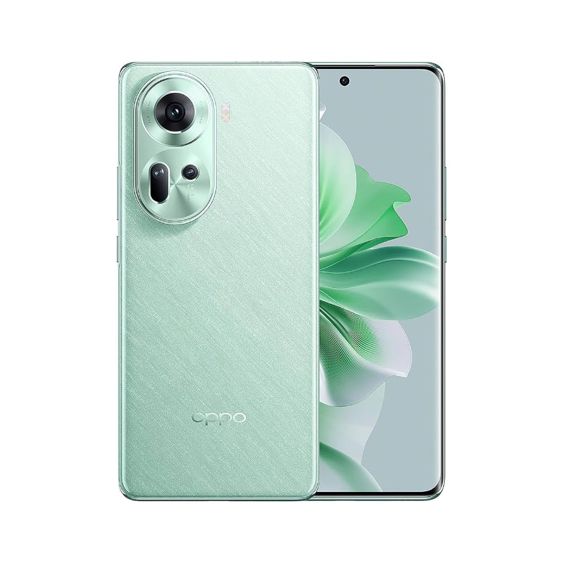 OPPO Reno11 5G Smartphone (Model CPH2599) 6.7-Inch 120Hz Curved AMOLED 12GB RAM 256GB ROM 5000mAh Battery - Rock Grey