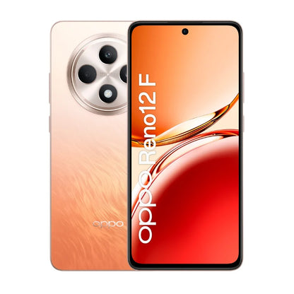 OPPO Reno12 F 5G Smartphone (Model CPH2637) 6.67-Inch 120Hz AMOLED 12GB RAM 256GB ROM 5000mAh Battery - Amber Orange