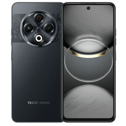 Tecno Spark 30 Smartphone (Model KL8) 6.78-Inch 120Hz Eye-Care Display 8GB RAM 256GB ROM 50MP Sony IMX682 Main Camera 5000mAh Battery - Stellar Shadow