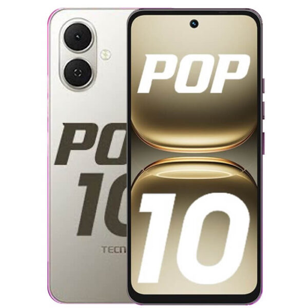 Tecno Pop 10c Smartphone (Model KI5k) 6.6-Inch 90Hz Display 2GB RAM 64GB ROM 5000mAh Battery 4G LTE - Meta Black