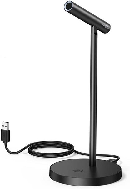 UGREEN Desktop USB Microphone CM564 Black High-Sensitivity Condenser & Noise-Reduction Gaming & Office Mic