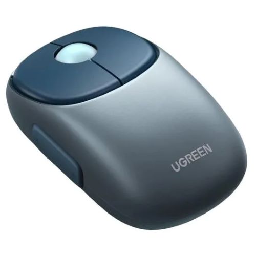 UGREEN FUN+ Wireless & Bluetooth Rechargeable Mouse MU102 Blue 4000 DPI Silent Click & Multi-Device Support