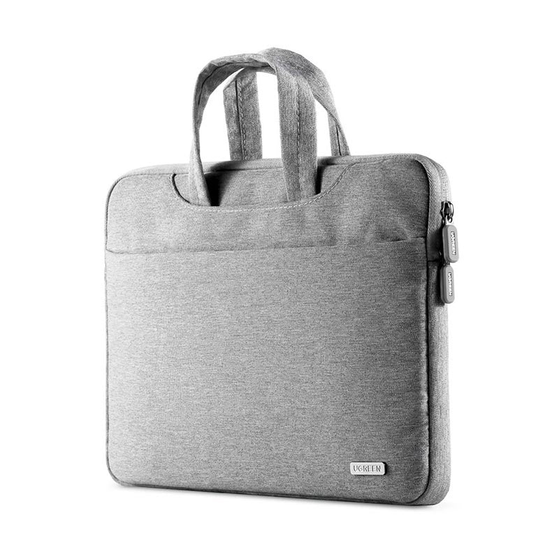 UGREEN Laptop Carry Case 14-14.9-Inch LP437 Grey Water-Resistant Oxford Fabric & Shockproof Three-Layer Protective Bag