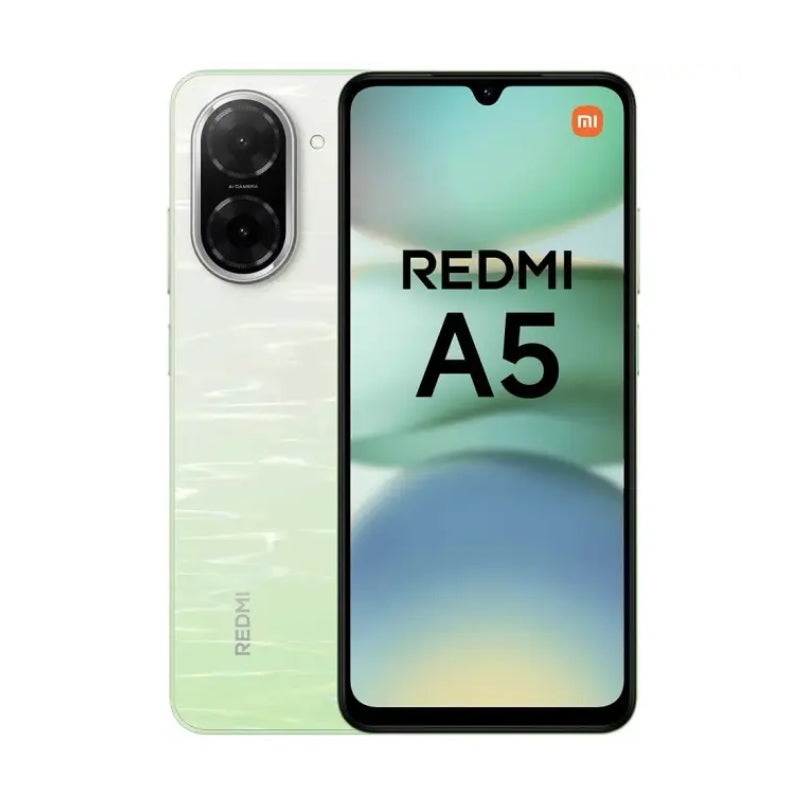 Xiaomi Redmi A5 4G Smartphone (4GB RAM, 128GB Storage, 120Hz 6.88" Large Display, 5200mAh Battery, 32MP AI Camera, Model 25028RN03A) – Midnight Black / Ocean Blue / Lake Green / Sandy Gold