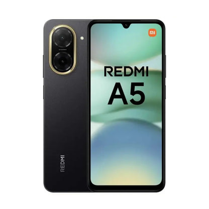 Xiaomi Redmi A5 4G Smartphone (4GB RAM, 128GB Storage, 120Hz 6.88" Large Display, 5200mAh Battery, 32MP AI Camera, Model 25028RN03A) – Midnight Black / Ocean Blue / Lake Green / Sandy Gold