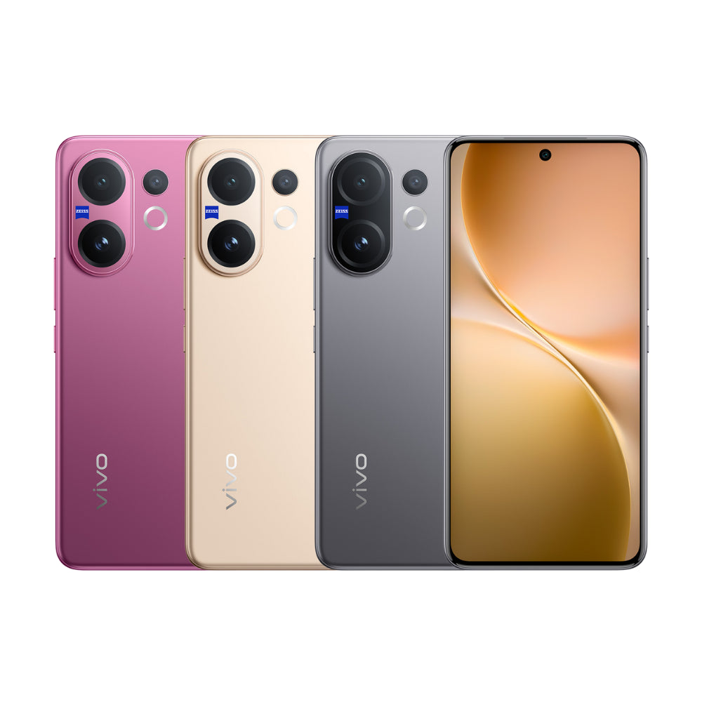 Vivo V60 5G Smartphone (Model V2511) 6.77-Inch 120Hz AMOLED 12GB RAM 256GB ROM ZEISS Optics 6500mAh Battery - Mist Grey