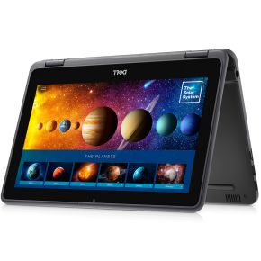 Dell Latitude 3190 2-in-1 11.6-inch HD Touchscreen Intel Pentium Silver N5030 Quad-Core 4GB DDR4 RAM 128GB PCIe NVMe SSD Intel UHD Graphics 605 Spill-Resistant Keyboard x360 Convertible Windows 11 Pro Black + Free Laptop Bag 💼