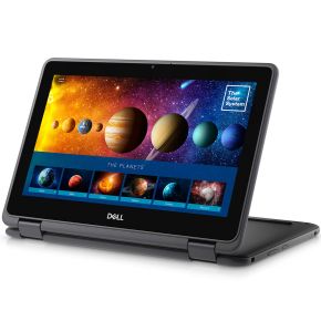 Dell Latitude 3190 2-in-1 11.6-inch HD Touchscreen Intel Pentium Silver N5030 Quad-Core 4GB DDR4 RAM 128GB PCIe NVMe SSD Intel UHD Graphics 605 Spill-Resistant Keyboard x360 Convertible Windows 11 Pro Black + Free Laptop Bag 💼