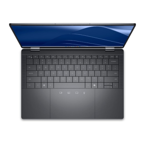 Dell Latitude 9450 2-in-1 (9000 Series) 14.0-inch QHD+ IPS InfinityEdge Touchscreen Intel Core Ultra 7-165U 12-Core (AI Enhanced) 32GB LPDDR5x RAM 512GB PCIe Gen4 NVMe SSD Intel Graphics Backlit Zero-Lattice Keyboard Haptic Collaboration Touchpad Fingerprint Face ID Windows 11 Pro Graphite