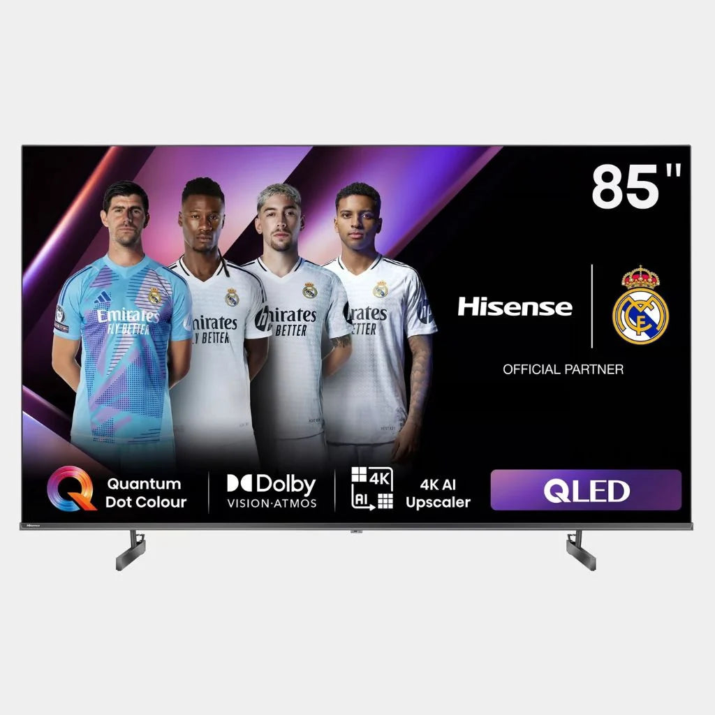 Hisense 85-Inch 4K UHD QLED Frameless Smart VIDAA TV (Q6N Series) with Quantum Dot Colour, 120Hz Smooth Motion, Voice Remote & 2-Year Official Warranty