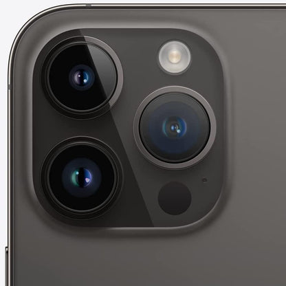 Apple iPhone 14 Pro 6.1-Inch Super Retina XDR Display Smartphone with A16 Bionic Chip, 256GB Storage, 48MP Main Camera System with ProRAW, Dynamic Island, ProMotion 120Hz Display, Face ID, 5G Connectivity, iOS, Space Black (Model A2890)