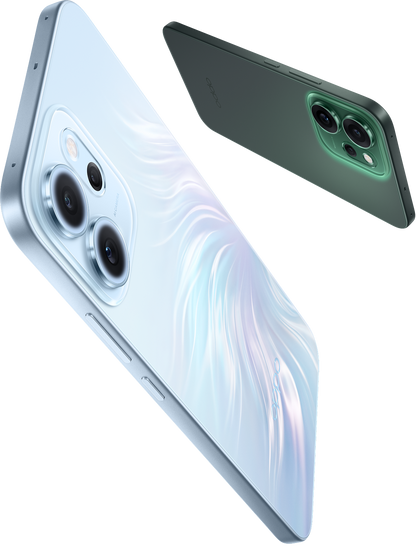 OPPO Reno14 F 5G Smartphone (Model CPH2743) 6.57-Inch 120Hz AMOLED 12GB RAM 512GB ROM 6000mAh Battery - Luminous Green