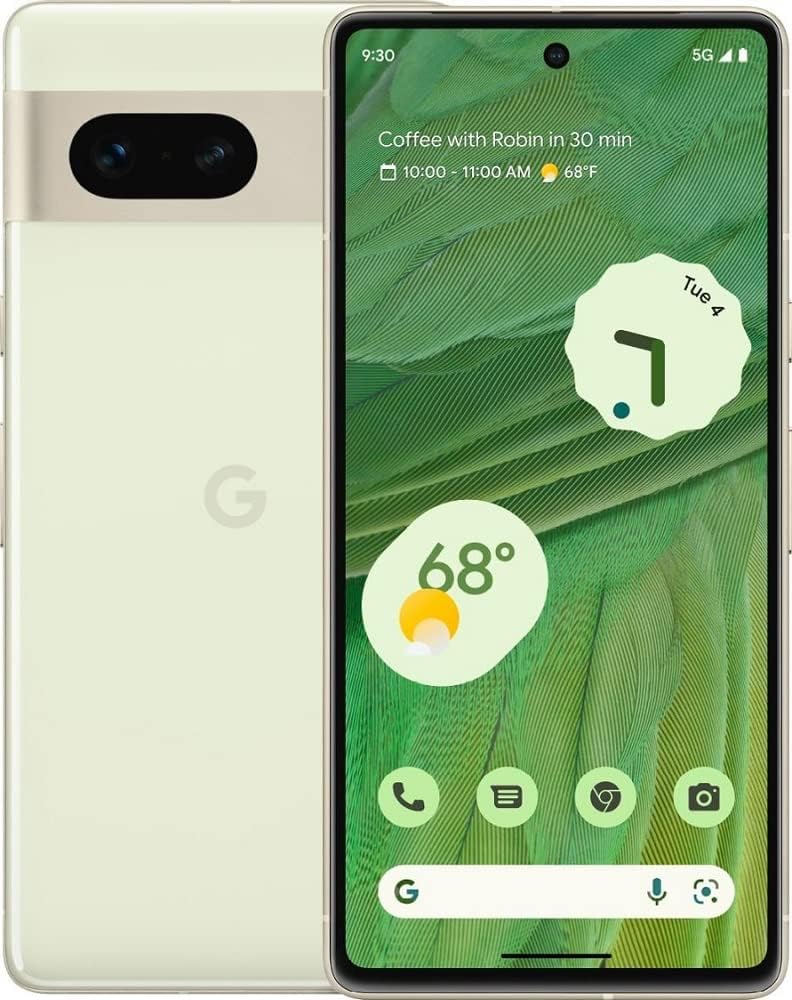 Google Pixel 7 (Model GVU6C) 128GB Storage, 8GB RAM, 6.3-Inch OLED Display, Tensor G2 Chip, 50MP Dual Camera