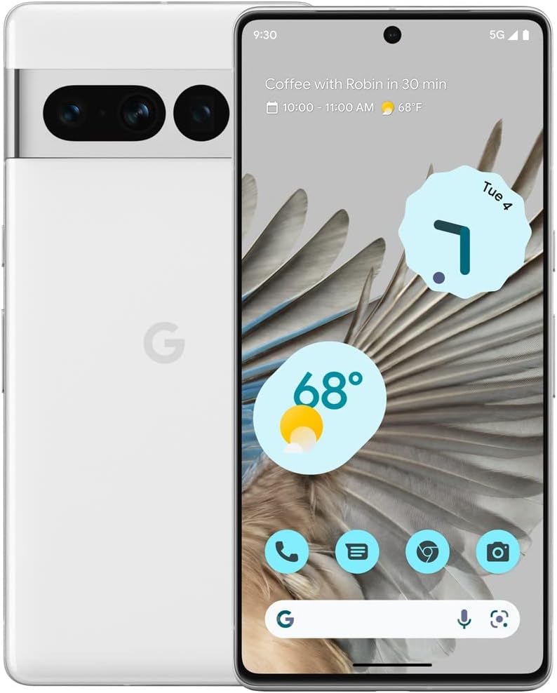 Google Pixel 7 Pro (Model GP4BC) 128GB Storage, 12GB RAM, 6.7-Inch LTPO AMOLED Display, Tensor G2 Chip, 50MP Triple Camera