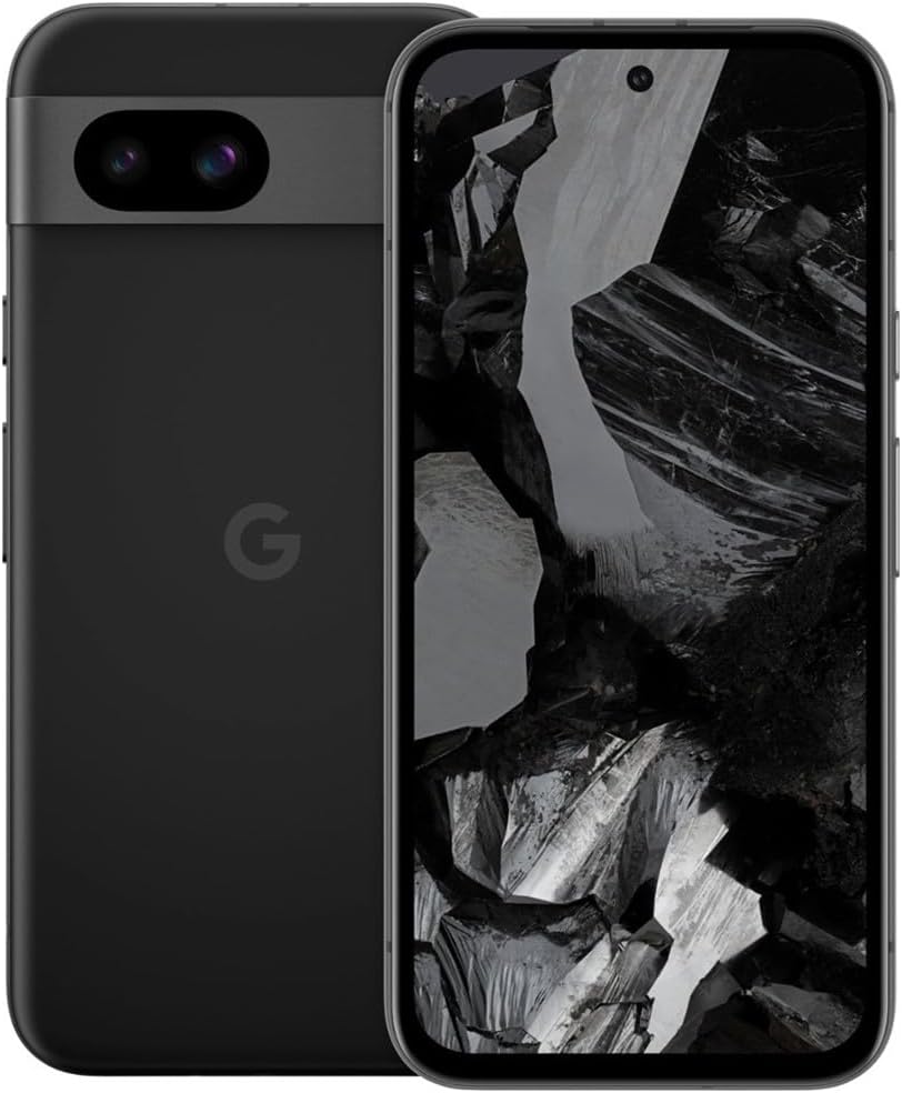 Google Pixel 8a (Model G6GPR) 128GB Storage, 8GB RAM, 6.1-Inch Actua Display, Tensor G3 Chip, 64MP Dual Camera