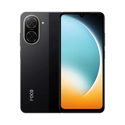 Xiaomi POCO C71 4G Smartphone (4GB RAM, 128GB Storage, 120Hz 6.88" Display, 5200mAh Battery, 32MP AI Camera, Model 25028PC03G) – Power Black / Cool Blue / Desert Gold