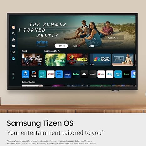 Samsung 43-Inch Full HD Smart LED TV (43F6000FU) with Tizen OS, Bluetooth, Wi-Fi, Dolby Digital Plus & 2-Year Official Warranty