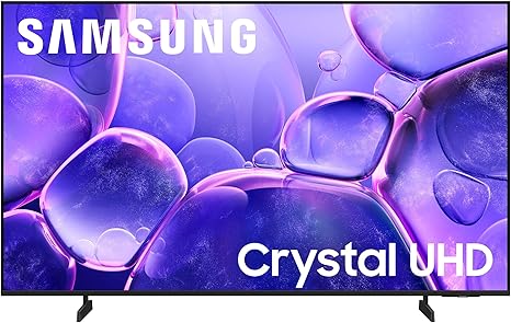 Samsung 43-Inch Crystal UHD 4K Smart TV (43U8000FU) with Crystal Processor 4K, Tizen OS, Bluetooth, HDR10+, ThinQ AI & 2-Year Official Warranty