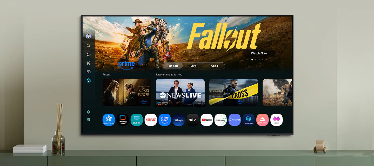 Samsung 75-Inch Vision AI 4K QLED TV (QA75Q8FAAU) with Q4 AI Processor, 100% Color Volume, Quantum HDR+, AirSlim Design & 2-Year Official Warranty