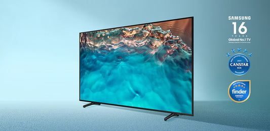 Samsung 85-Inch Crystal UHD 4K Smart TV (UA85U8000FU) with Crystal Processor 4K, PurColor, MetalStream Design, Tizen OS & 2-Year Official Warranty