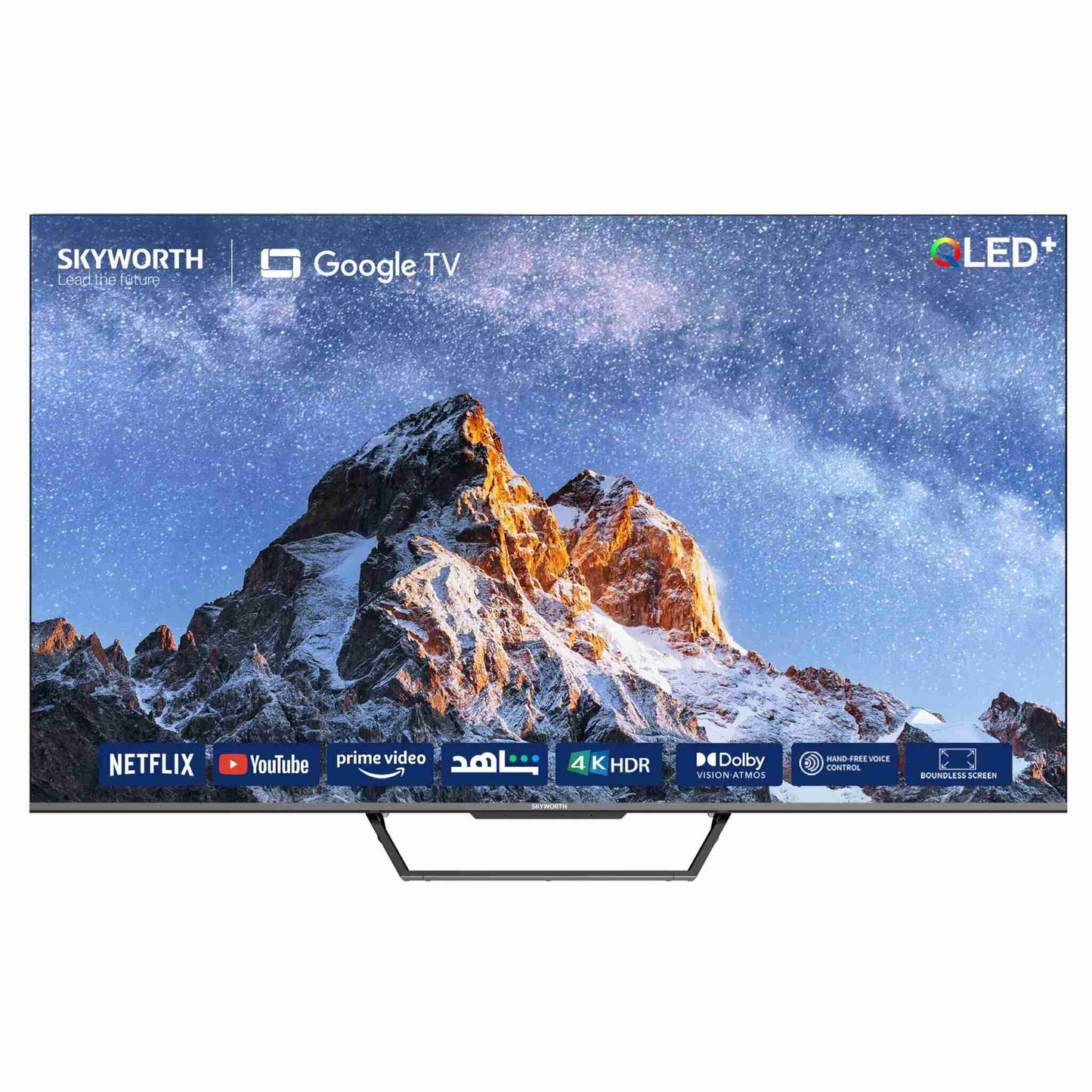 Skyworth 75-Inch 4K UHD QLED Google TV (75Q6500G) with Quantum Dot Technology, Hands-Free Voice Control, Dolby Vision & 1-Year Official Warranty