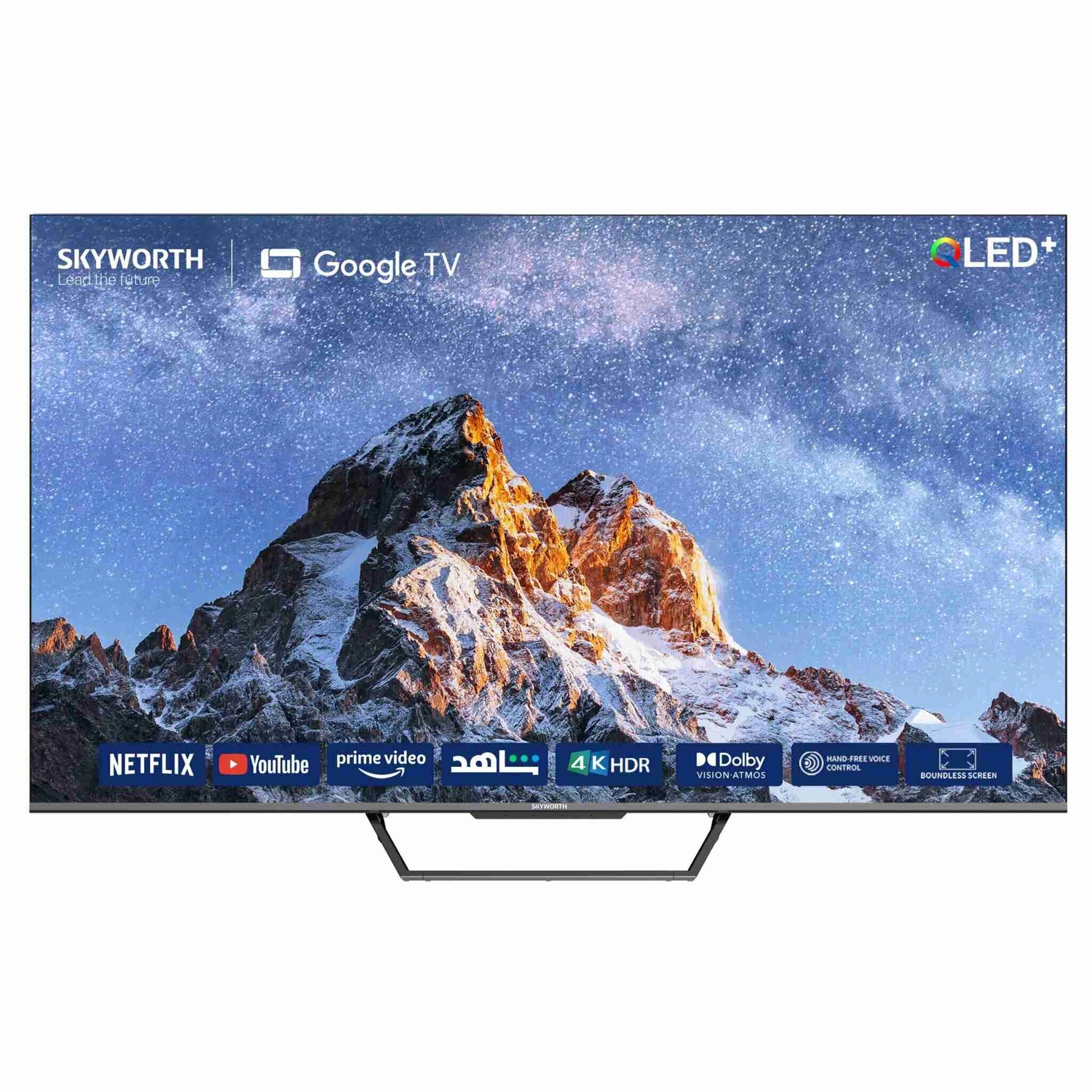 Skyworth 75-Inch 4K UHD QLED Google TV (75Q6500G) with Quantum Dot Technology, Hands-Free Voice Control, Dolby Vision & 1-Year Official Warranty