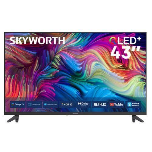 Skyworth 43-Inch Full HD QLED Google TV (43Q5600H) with Quantum Dot Technology, Chameleon Extreme 2.0 Engine, Dolby Audio & 1-Year Official Warranty