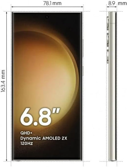 Samsung Galaxy S23 Ultra (SM-S918B) 512GB Storage, 12GB RAM, 200MP Camera, 5G