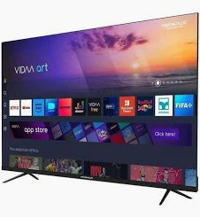 Vision Plus 50-Inch 4K UHD Frameless Smart TV with VIDAA OS, Bluetooth, Wi-Fi, Netflix, YouTube & 2-Year V+ Care Warranty