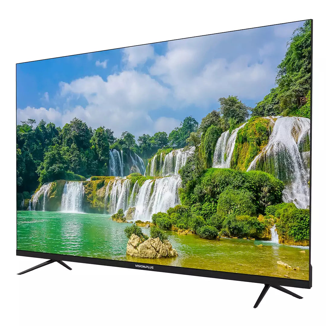 Vision Plus 65-Inch 4K UHD Frameless Smart TV with VIDAA OS, Bluetooth, Wi-Fi, Netflix, YouTube & 2-Year V+ Care Warranty