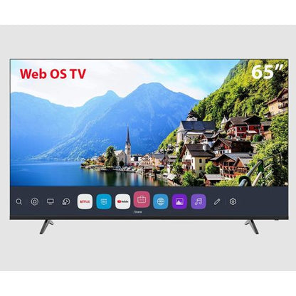 Vitron 65-Inch 4K UHD Smart WebOS Frameless TV (HTC6500W) with Bluetooth, Wi-Fi, ThinQ AI, HDR10, Netflix, YouTube & 1-Year Official Warranty