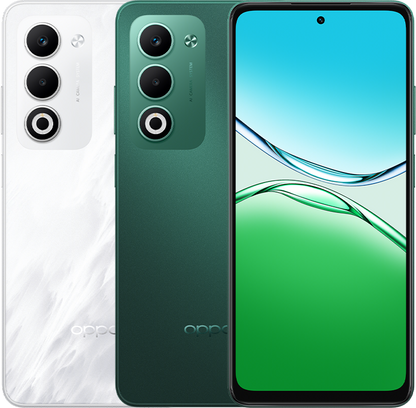 OPPO A5 4G Smartphone (2025/2026 Edition) 6.67-Inch 90Hz Display 6GB RAM 128GB ROM 6000mAh Battery - Aurora Green