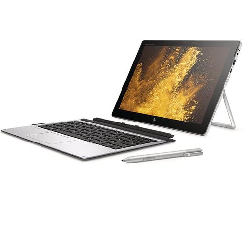 HP Elite x2 1012 G2 (1LV76EA) 12.3-inch WQXGA+ IPS Touchscreen 7th Gen Intel Core i5-7200U Dual-Core 8GB LPDDR3 RAM 256GB PCIe NVMe SSD Intel HD Graphics 620 Detachable Backlit Keyboard HP Active Pen Windows 11 Pro Natural Silver