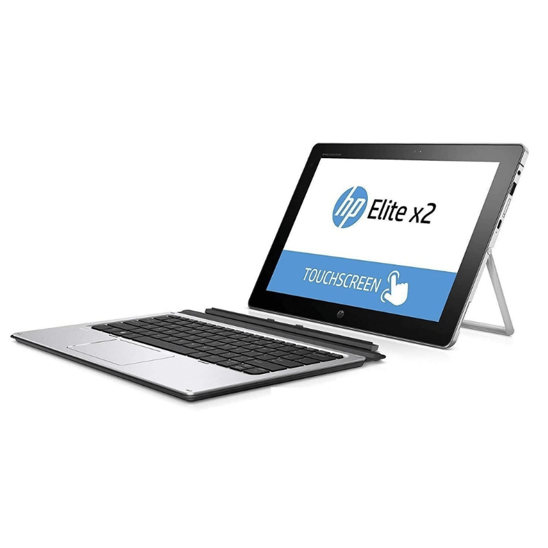 HP Elite x2 1012 G2 (1LV76EA) 12.3-inch WQXGA+ IPS Touchscreen 7th Gen Intel Core i5-7200U Dual-Core 8GB LPDDR3 RAM 256GB PCIe NVMe SSD Intel HD Graphics 620 Detachable Backlit Keyboard HP Active Pen Windows 11 Pro Natural Silver